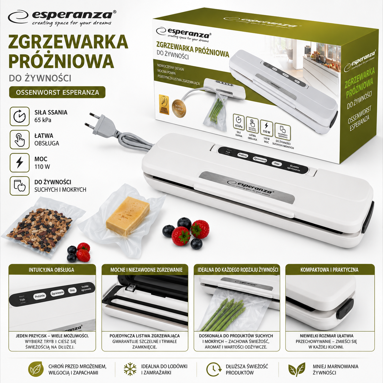 Zgrzewarka próżniowa listwowa