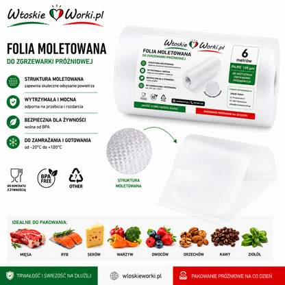 folia moletowana do zgrzewarki prozniowej